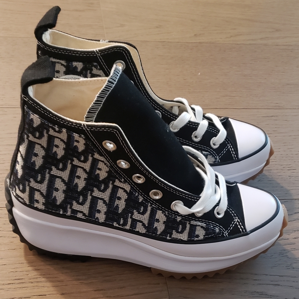 Black sneakers